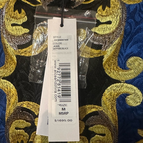 ALICE + OLIVIA THOMAS EMBROIDERED COAT - Picture 16 of 16